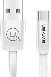 Kabel USB Usams USB-A - USB-C 1.2 m Biały (SJ200TC02)