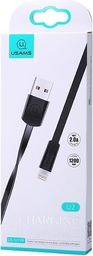 Kabel USB Usams USB-A - Lightning 1.2 m Czarny (SJ199IP01)