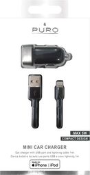 Ładowarka Puro Mini 1x USB-A 1 A  (MCHUSBAPLTCBLK)