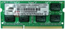Pamięć do laptopa G.Skill SODIMM, DDR3, 4 GB, 1600 MHz, CL9 (F312800CL9S4GBSQ)