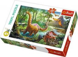  Trefl Puzzle, 60 elementów - Wędrówki dinozaurów (GXP-645413)
