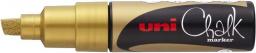 Uni Mitsubishi Pencil Marker PWE-8K kredowy złoty (524558a)