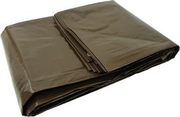 Plandeka Geko Plandeka 3x4m extra gruba/brązowa 200G (6)