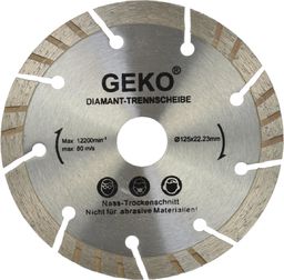 Geko Tarcza diam.125mm szara-laser (200)/