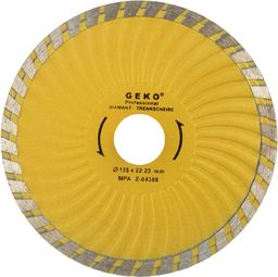Geko Tarcza diam.125mm turbo plus PROFI (200):