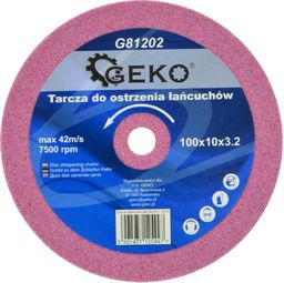Geko tarcza do ostrzenia łańcuchów 100x10x3.2 (G81202)