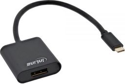 Adapter USB InLine USB-C - DisplayPort Czarny  (64102B)