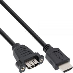 Kabel InLine HDMI - HDMI 0.6m czarny (17500B)