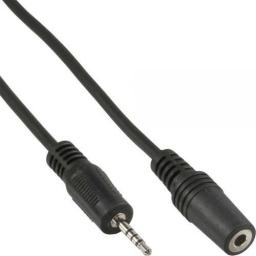 Kabel InLine Jack 2.5mm - Jack 3.5mm 1m czarny (99308D)