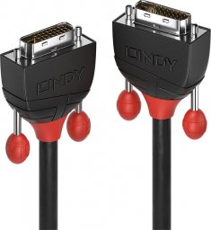 Kabel Lindy DVI-D - DVI-D 1m czarny (36251)