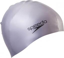  Speedo Czepek pływacki Moulded Silicon Cap grey (8709849086)