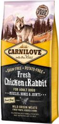  Carnilove Dog Fresh Chicken & Rabbit Adult - kurczak i królik 12kg