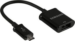 Adapter USB Samsung microUSB - USB Czarny  (9262-uniw)