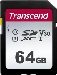 Karta Transcend 300S SDXC 64 GB Class 10 UHS-I/U3  (TS64GSDC300S)