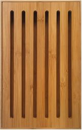 Deska do krojenia KingHoff z tacą na okruszki bambusowa 38x23.5cm 
