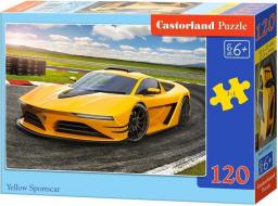  Castorland Puzzle Żółte sportowe auto 120 elementów (13500)