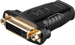 Adapter AV MicroConnect HDMI - DVI-I czarny (HDMIDVIFF)