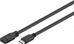 Kabel USB MicroConnect USB-C - USB-C 1 m Czarny (USB3.1CC1EX)