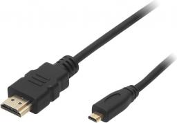Kabel Blow HDMI Micro - HDMI 3m czarny (5900804049524)