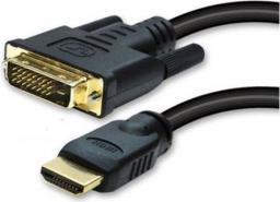 Kabel HDMI - DVI-D 3m czarny (77483)