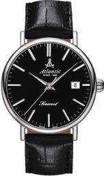 Zegarek Atlantic Męski Seacrest 50354.41.61 Szafirowe szkło czarny
