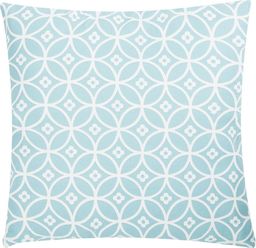 D2 Design Poduszka Crossed Circles 45x45 cm niebieska