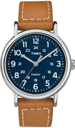 Zegarek Timex Męski TW2R42500 Weekender Indiglo brązowy