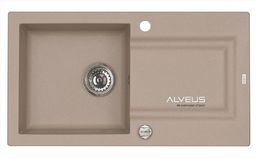 Zlewozmywak Alveus FALCON 30 780x435x160mm kolor 55 - beż + syfon POP-UP, odwracalny