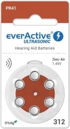  EverActive Bateria do aparatów słuchowych PR41 6 szt.