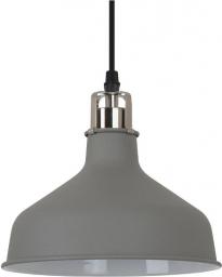 Lampa wisząca Italux Hooper industrial satynowy  (MD-HN8049M-GR+S.NICK)