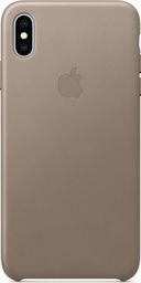 Apple Etui skórzane iPhone XS Max - jasnobeżowe-MRWR2ZM/A