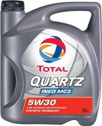 Olej silnikowy Total OLEJ TOTAL QUARTZ 5W30 5L INEO MC3 / 229.51 / 502.00 505.01 / DEXOS 2 / BMW LL04