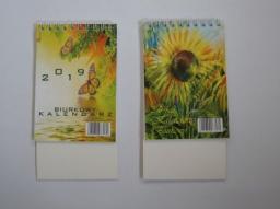 Darrieus Kalendarz Biurkowy Pionowy Mini 90x130 2019 MIX