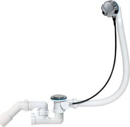 Syfon Tycner Zestaw odpływowo-przelewowy chrom