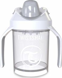  Twistshake Kubek niekapek z mikserem 230 ml biały 4m+ (3120533) 
