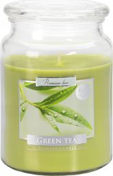  Bispol Świeca zapachowa w słoiku duża 100H Zielona Herbata (BISPOL7302)