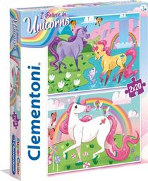  Clementoni Puzzle 2x20el I Believe in Unicorns