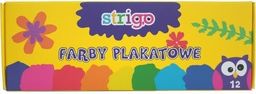  Strigo Farby plakatowe 12 kolorów STRIGO