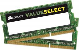 Pamięć do laptopa Corsair SODIMM, DDR3, 8 GB, 1333 MHz, CL9 (CMSO8GX3M2A1333C9)