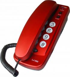 Telefon stacjonarny Dartel LJ-260 Czerwony 