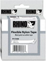  Dymo etykieta Rhino do opisu kabli i przewodów biała 18489 (S0718120) nadruk czarny
