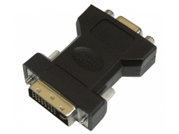 Adapter AV LogiLink DVI-I - D-Sub (VGA) czarny (AD0001)