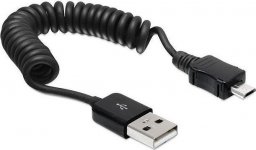 Kabel USB Delock USB-A - microUSB 0.6 m Czarny (83162)