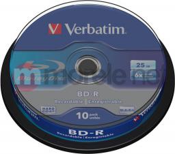  Verbatim BD-R 25 GB 6x 10 sztuk (43742)