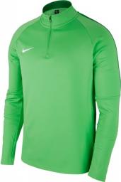  Nike Bluza piłkarska Dry Academy 18 Dril Tops LS zielona r. S (893624-361)