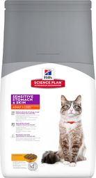  Hill`s Science Plan Hill's Feline Adult Sensitive Stomach & Skin 1,5kg