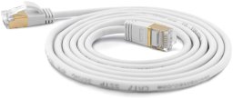 Wantec Wantec Extra dünnesCat.7 RohCable SSTP Patch Cable - 1,5 m - Cat.7 RohCable - S/FTP (S- STP) - RJ- 45 - RJ- 45 - white (7118)