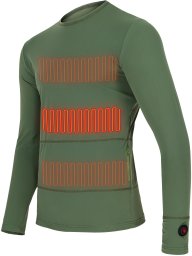 Glovii Ogrzewana bluza zielona r. XL