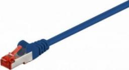  Goobay Wentronic goobay - Network cable - RJ- 45 (M) to RJ- 45 (M) - 1,5m - SFTP, PiMF - CAT 6 - halogen free, shaped - blue (95576)