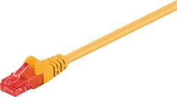  Goobay Wentronic Goobay CAT 6 Patch Cable, U/UTP, yellow, 10 m - CCA coppergemisch (68443)